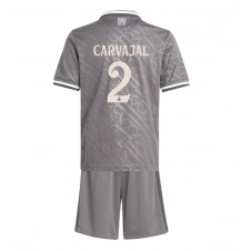 Real Madrid Daniel Carvajal #2 Tredjedraktsett Barn 2024-25 Kortermet (+ korte bukser)